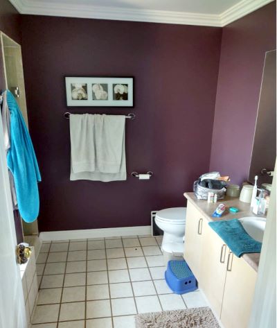 Bathroom before remodeling